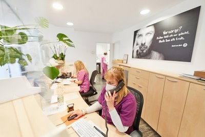 Urologium Fotografie Praxis Empfang