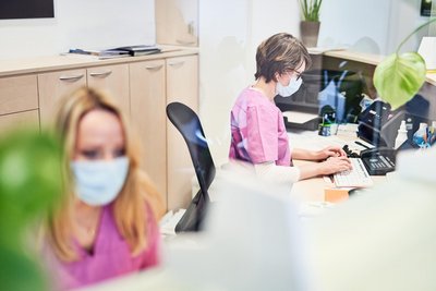 Urologium Fotografie Praxis Empfang