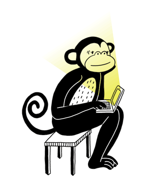 Online-GMÄffchen, illustriert von Sarah.