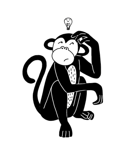 Strategie-GMÄffchen, illustriert von Sarah.