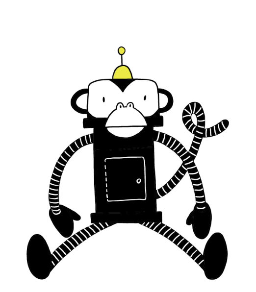 Technik-GMÄffchen, illustriert von Sarah.